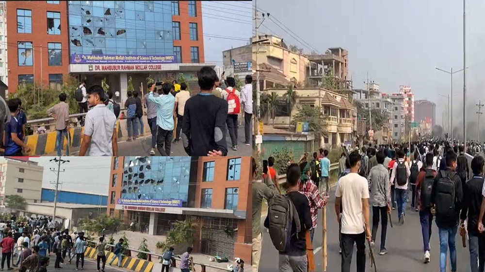 শিক্ষার্থীদের হামলা নিয়ে যা জানালেন মোল্লা কলেজের অধ্যক্ষ